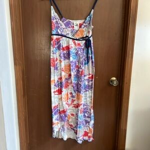 Anthropologie Mermaid seashell wrap dress